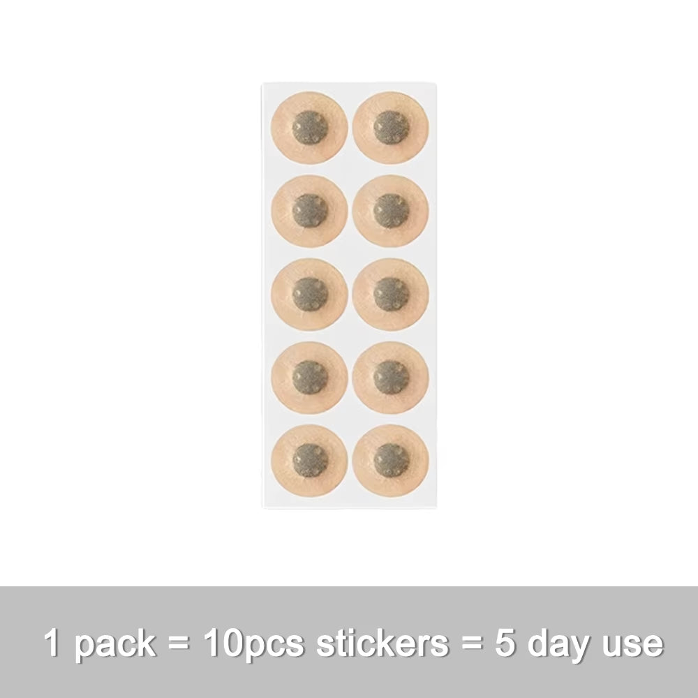 10/120Pcs Magnetic Nose Strips Pack of anti Snoring Nose Breathe Strips Intake Breathing Nasal Strip Nose Extender Sticker Kit