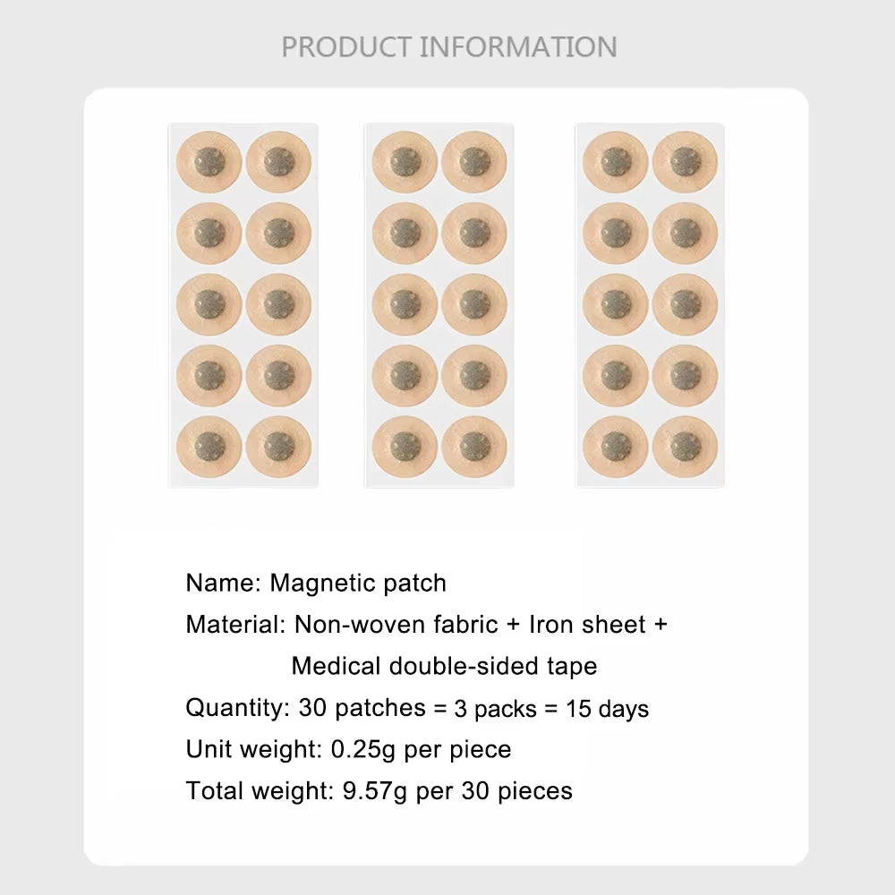 10/120Pcs Magnetic Nose Strips Pack of anti Snoring Nose Breathe Strips Intake Breathing Nasal Strip Nose Extender Sticker Kit