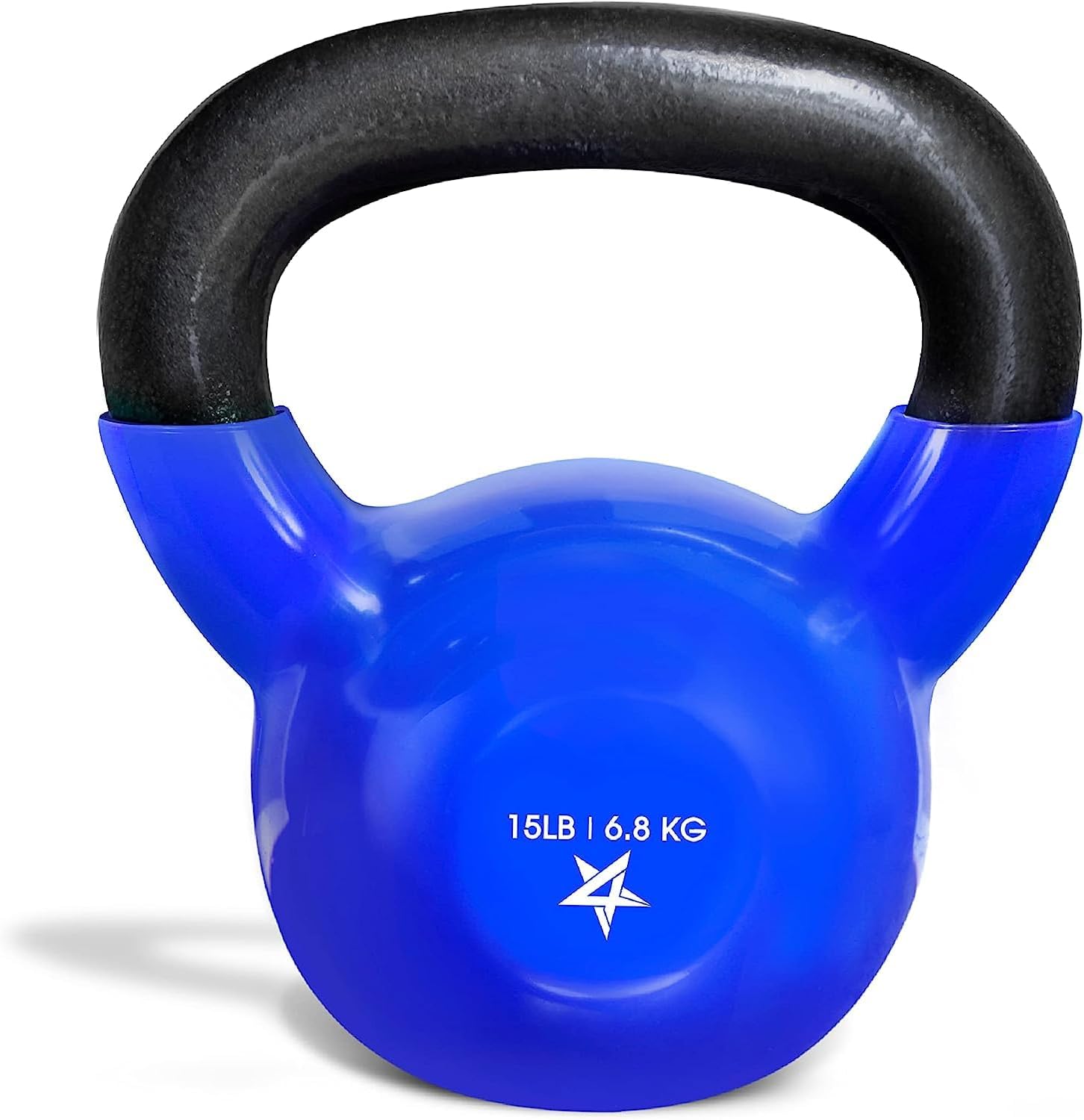 5-100 LB Kettlebells Vinyl Coated Cast Iron for Dumbbell Weights Exercises, Gym, Fitness, Full Body Workout Equipment Push Up, Grip and Strength Training
