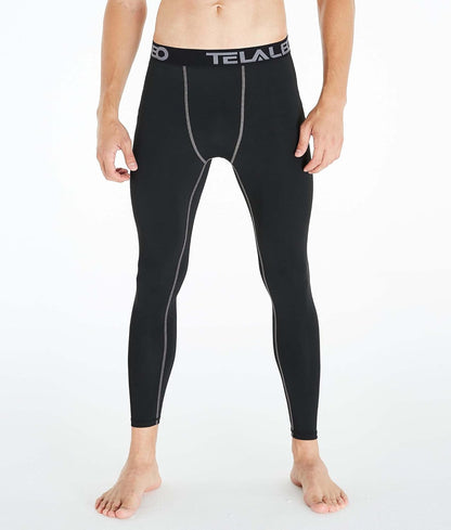 5 Pack Men'S Compression Pants for Workout, Running, Basketball - Sports Baselayer Leggings