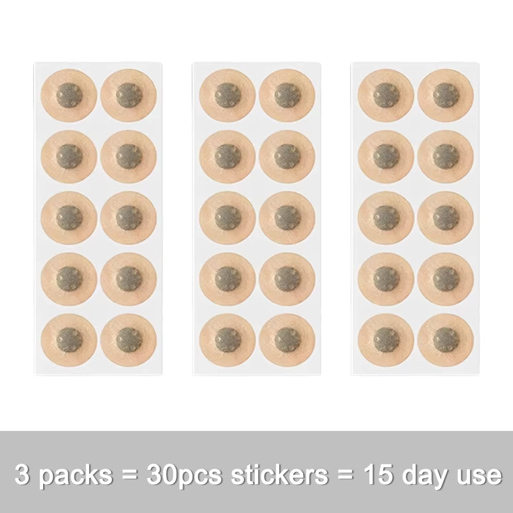 10/120Pcs Magnetic Nose Strips Pack of anti Snoring Nose Breathe Strips Intake Breathing Nasal Strip Nose Extender Sticker Kit