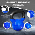 5-100 LB Kettlebells Vinyl Coated Cast Iron for Dumbbell Weights Exercises, Gym, Fitness, Full Body Workout Equipment Push Up, Grip and Strength Training