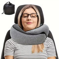 Memory Foam Neck Pillow Cervical Vertebra Travel Portable Noon Break Aircraft U Type of Pillow Sleep Camping Pillow Carry Bag