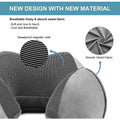 Memory Foam U-Shaped Pillow Neck Support Travel Portable Student Sleeping Aid Airplane Pillow Neckrest U-Pillow Neck Pillow