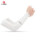 Cycling Arm Sleeves Ice Fabric Anti-Uv Sunscreen Running Cycling Sleeve Outdoor Sport Cycling Arm Warmers Men Women